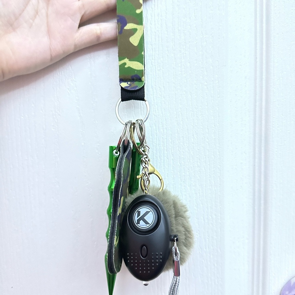 Self defense keychain bundle camouflage
